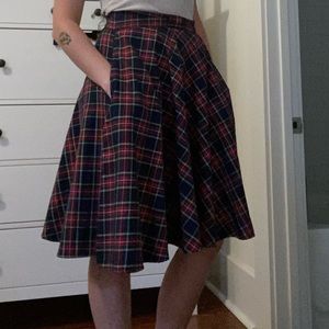 MODCLOTH plaid skirt. Never worn